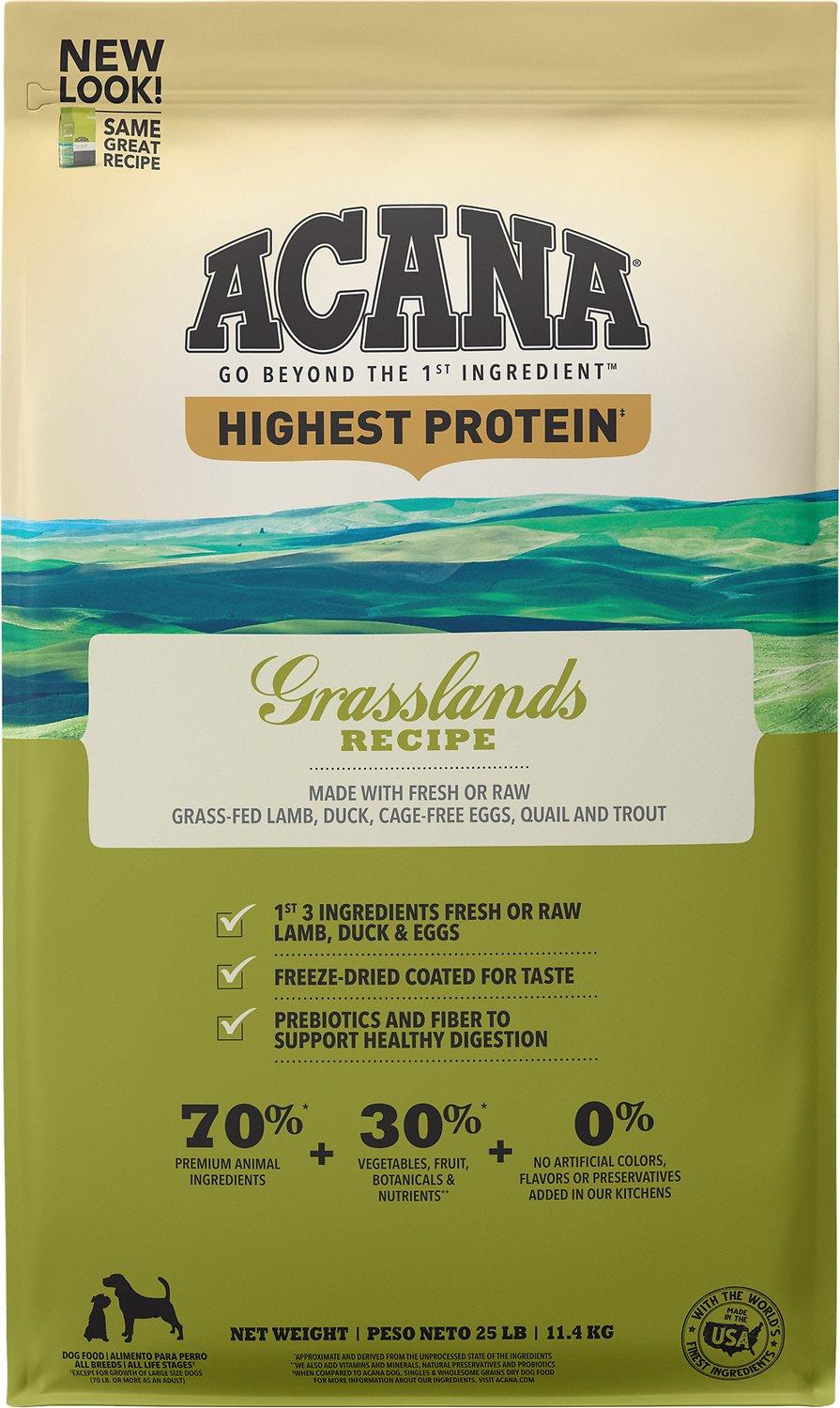 ACANA Regionals Grasslands Grain Free Dry Dog Food 25 lb