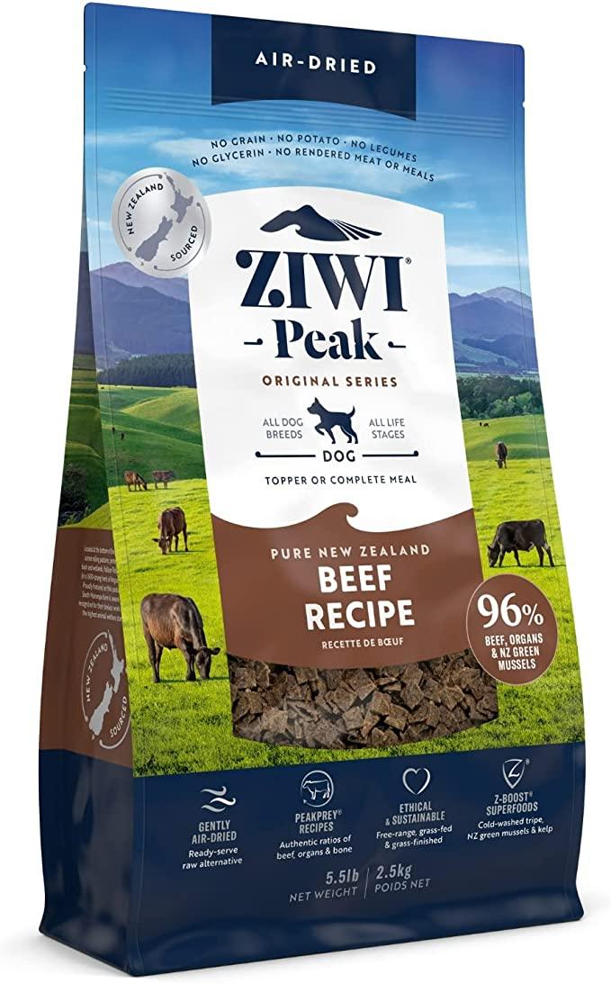 ZIWI Peak Beef Recipe Air Dried Dog Food 5.5 lb Aloha Paws