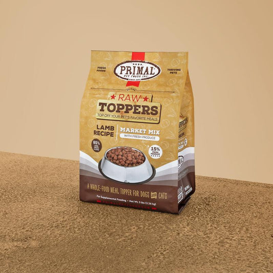 PRIMAL DOG TOPPER LAMB MIX TOPPER FROZEN 5LB