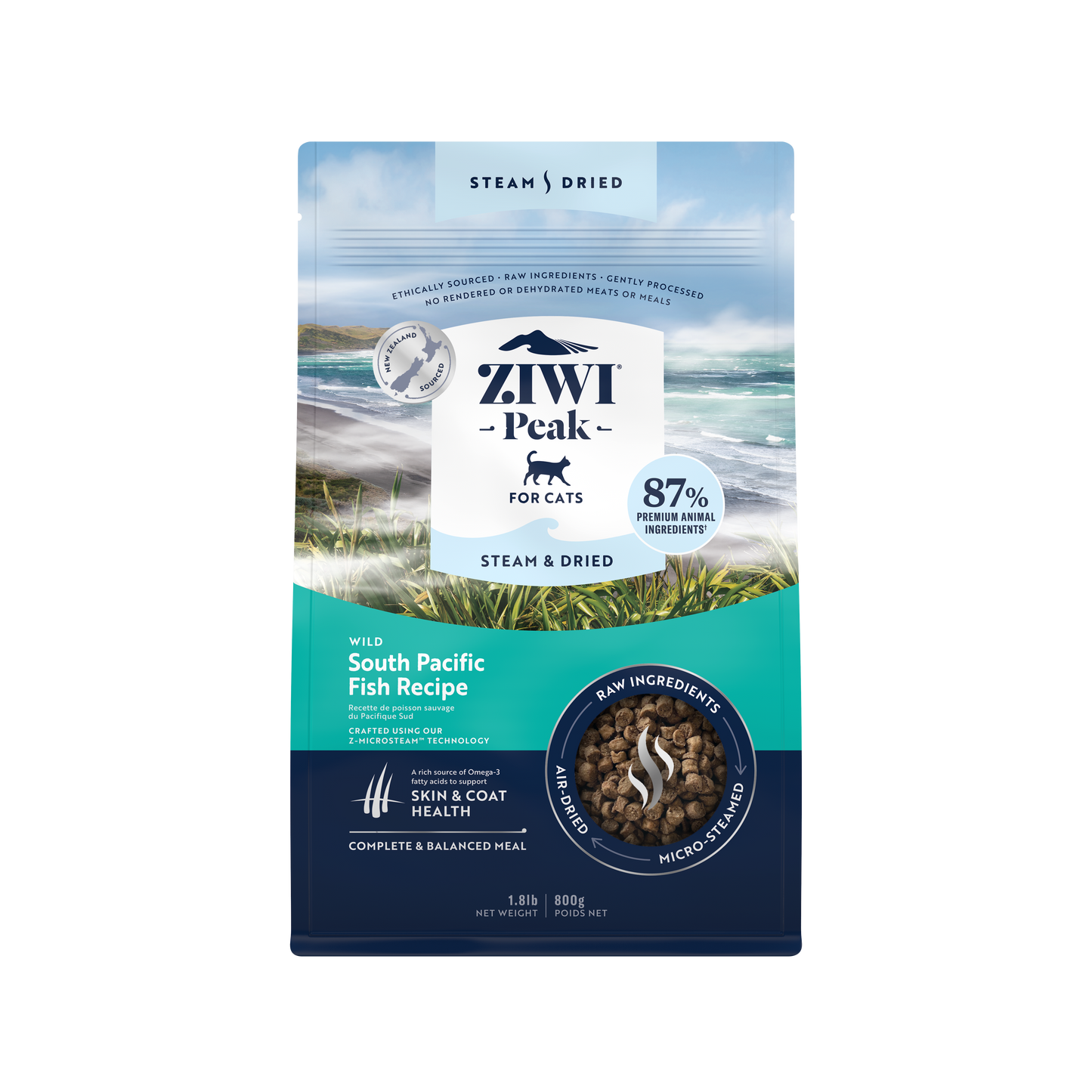 ZIWI CAT FISH STEAM DRIED 4.9LB