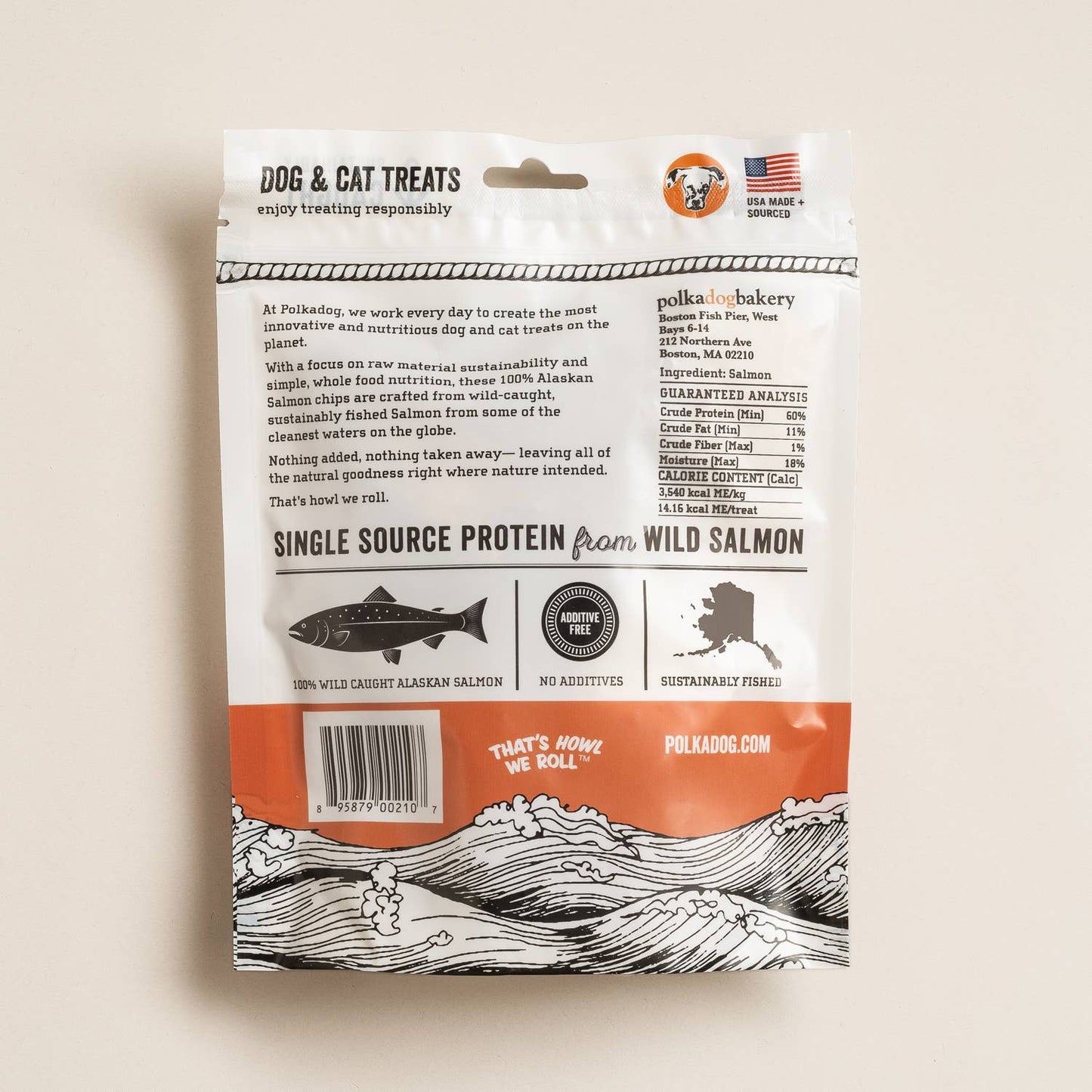 Salmon Chips - 4oz - Dog Treats