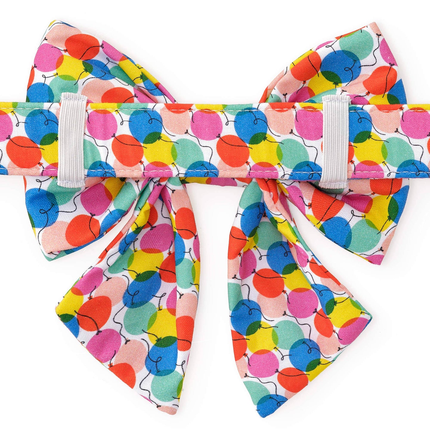 Pup, Pup, and Away Birthday Lady Dog Bow: Large