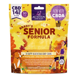 AUSTIN & KAT DOG SENIOR BLEND CHEW 14MG 10OZ