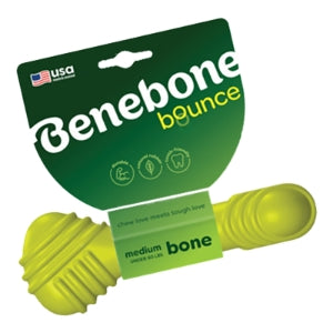 BENEBONE DOG BOUNCE RUBBER BONE MEDIUM