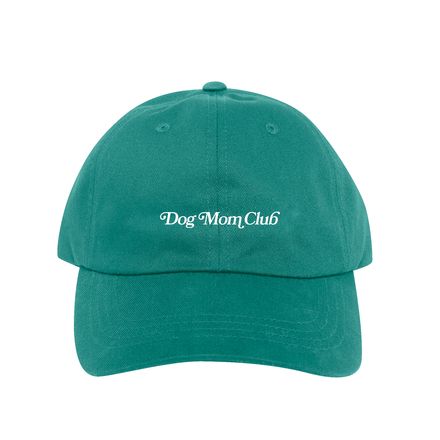 Dog Mom Club Hat - Green: One size