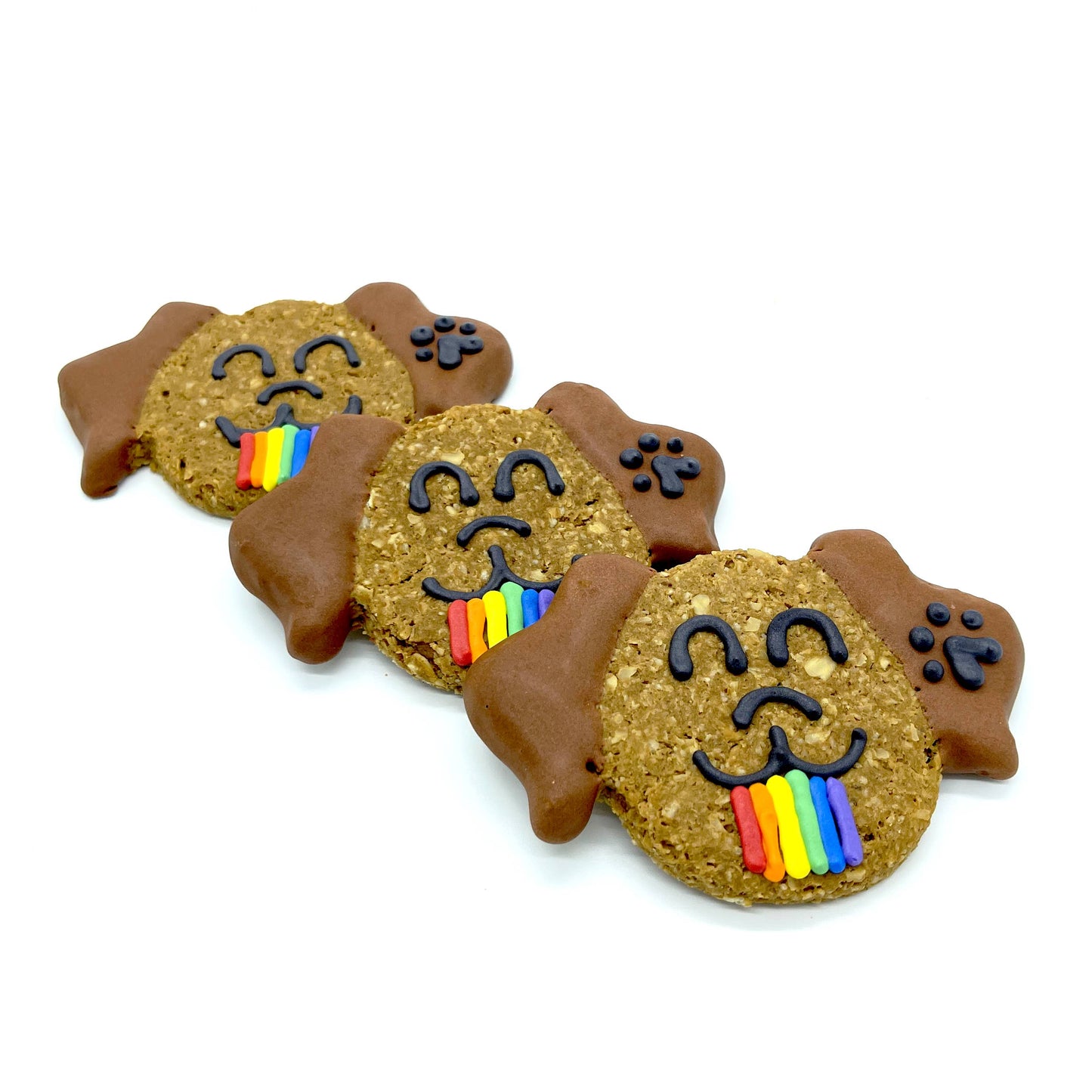 Rainbow Spew Crunchy Oat Cookie
