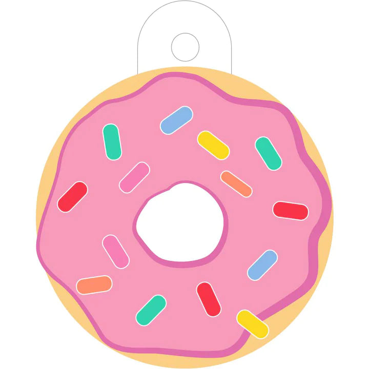 Quick-Tag | Pink Donut Large Circle