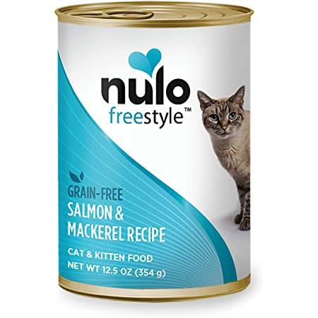 Nulo Cat Freestyle Pate Salmon & Mackerel Recipe Grain-Free Canned Cat & Kitten Food, 12.5-oz (Size: 12.5-oz)