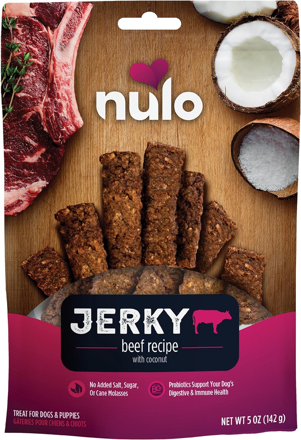 Nulo Dog Freestyle Jerky Beef Recipe 5 oz