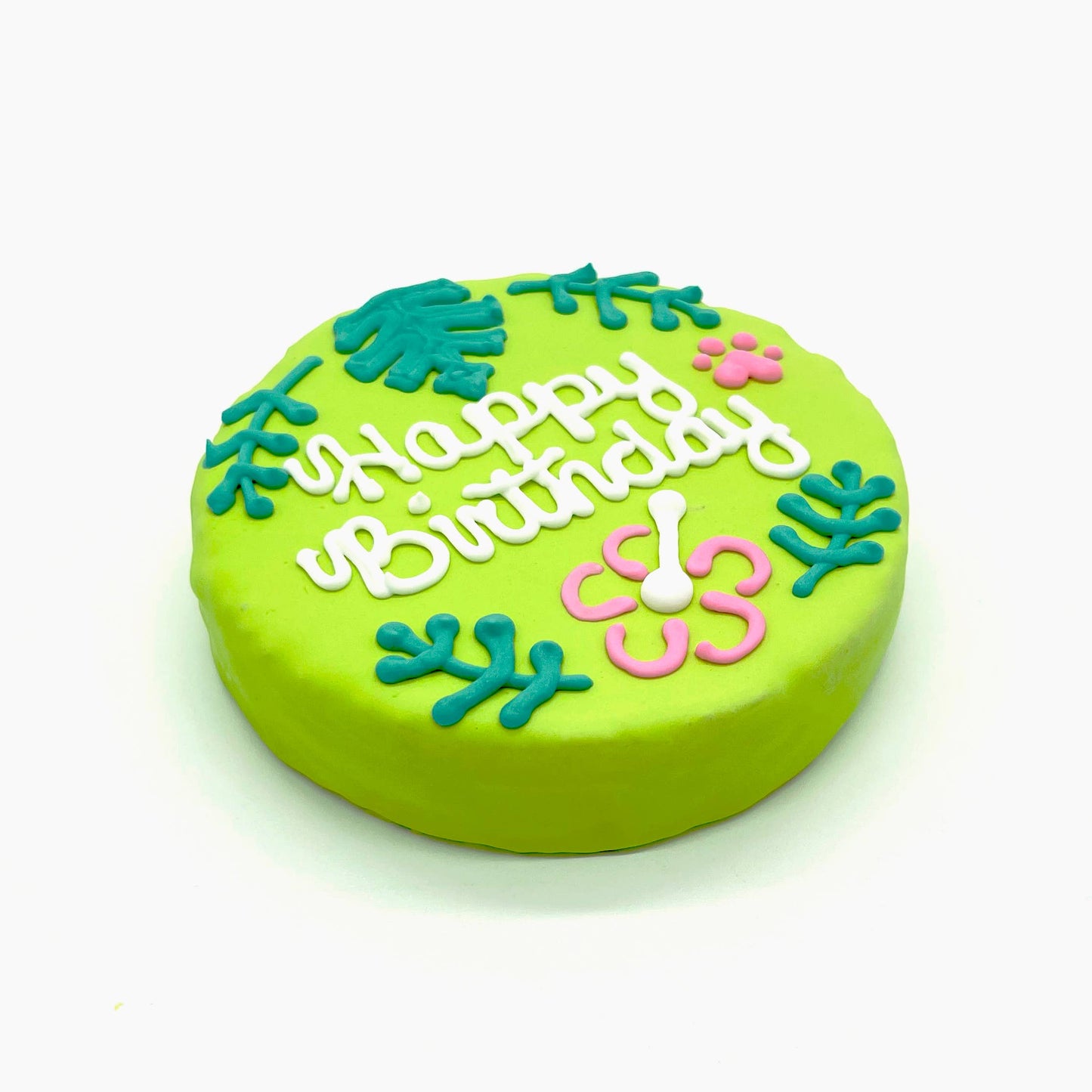 Tropical Print Birthday Chewy Oat Cake