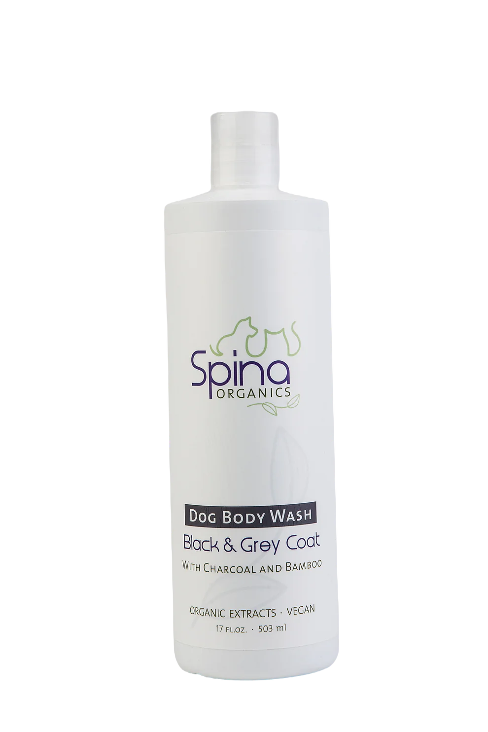 Spina Organics  Black & Grey Dog Body Wash