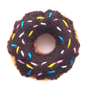 The Foggy Dog- Chocolate Donut Cat Toy