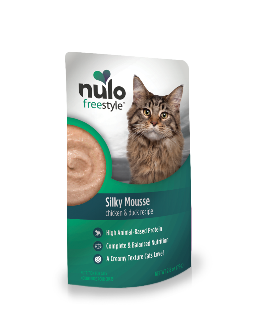 Nulo FreeStyle Cat Silky Mousse, Chicken & Duck, 2.8-oz pouch