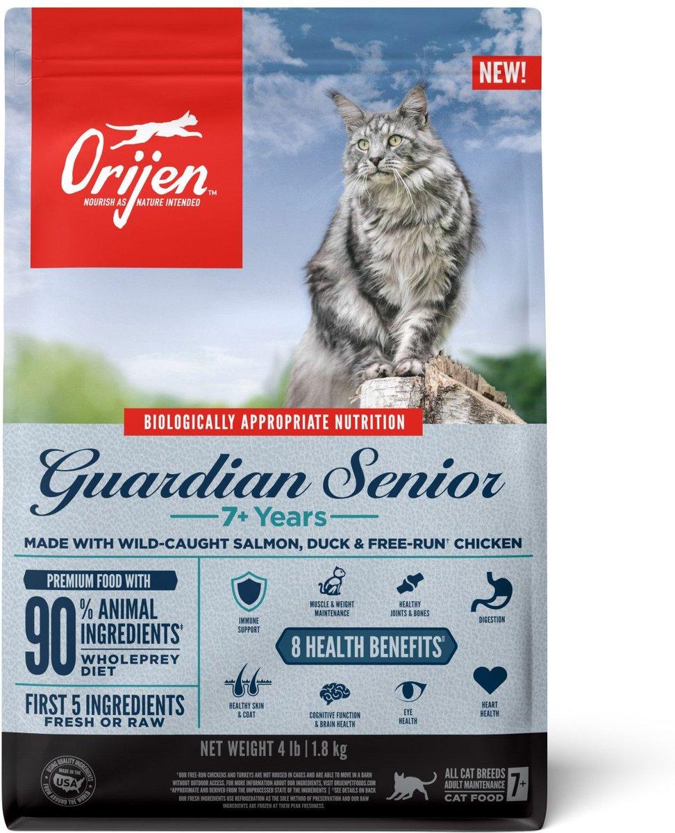 ORIJEN Guardian Senior 7+ Grain-Free Dry Cat Food, 10-lb