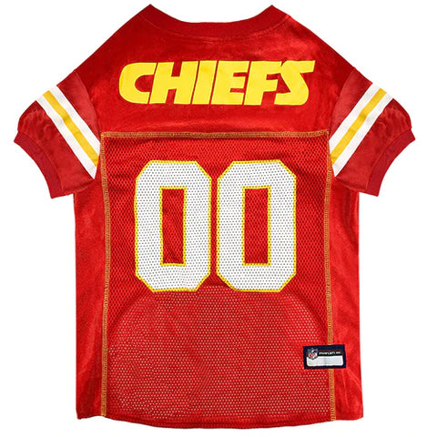 Kansas City Chiefs Dog Jersey (Size: L)