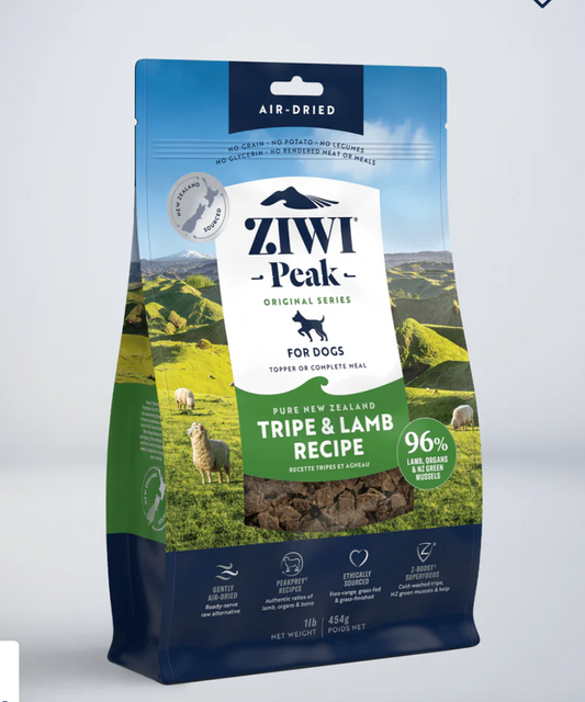 ZIWI Peak Tripe & Lamb Recipe Air-Dried Dog Food, 2.2-lb