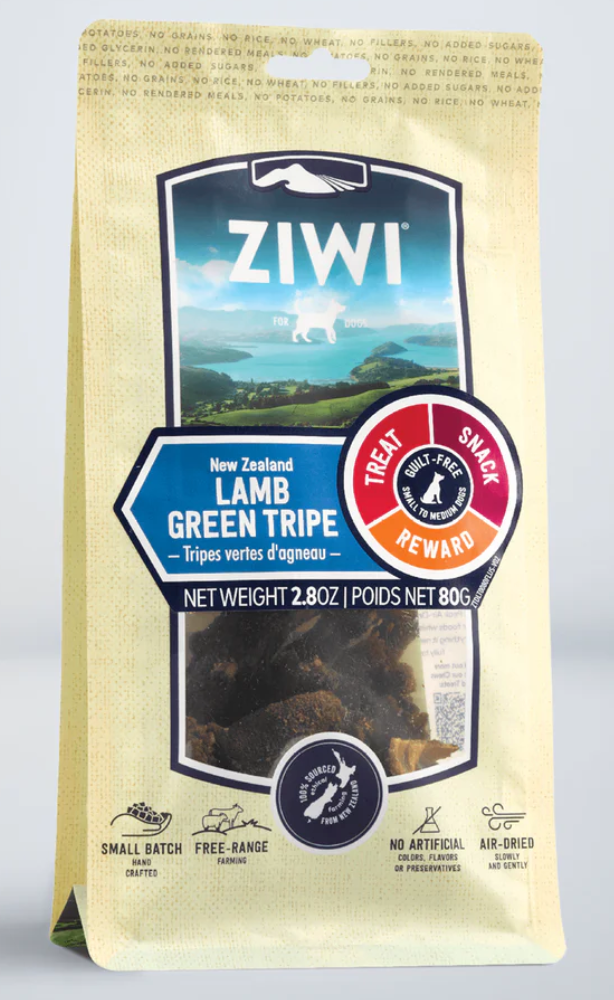 ZIWI Lamb Green Tripe Dog Treats, 2.8oz