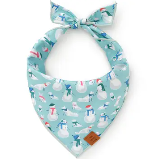 Foggy Dog Snowman Bandana