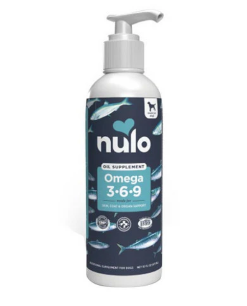 Nulo Omega Oil 3-6-9 Supplement for Dogs, 16-oz (Size: 16-oz)