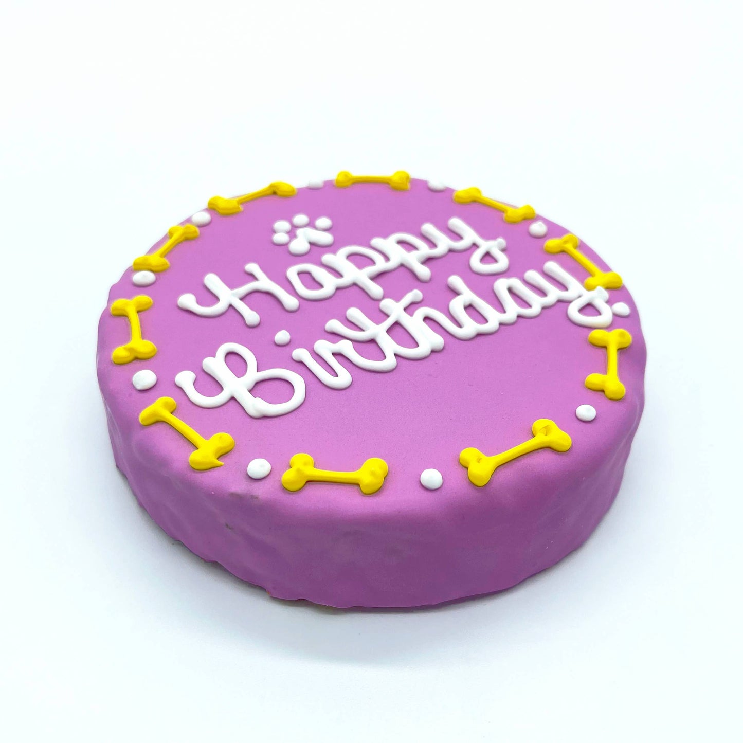 Bones Birthday Chewy Oat Cake: Fuchsia
