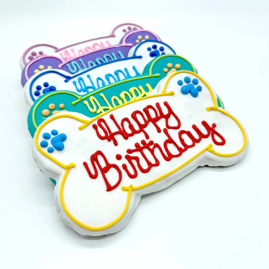 Furry Belly Birthday Bone Crunchy Cookie - Vibe