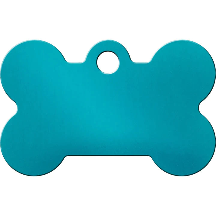 Quick-Tag | Bone Tag Solid Turquoise Small