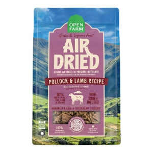 OPEN FARM DOG AIR DRIED POLLOCK & LAMB RECIPE 1LB