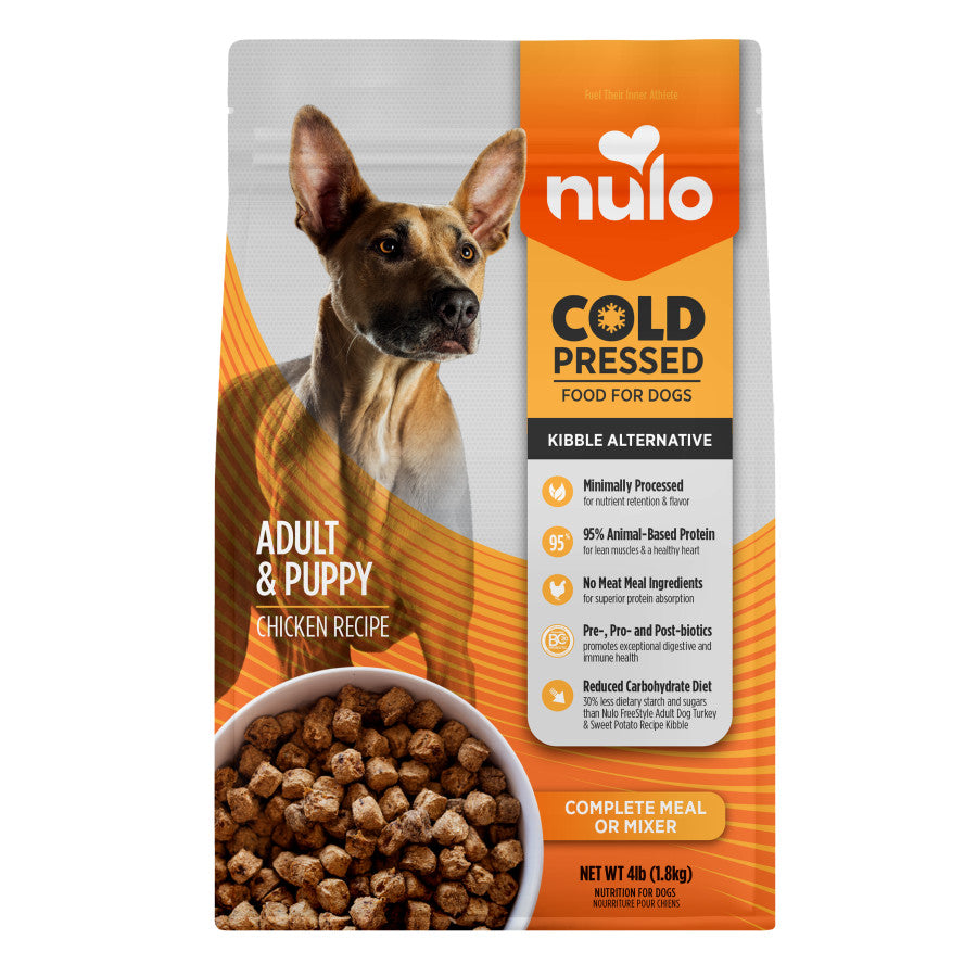 Nulo Cold Pressed Kibble-Alternative Dry Dog Food Chicken, 1ea/4 lb