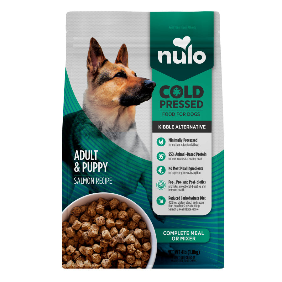 Nulo Cold Pressed Kibble-Alternative Dry Dog Food Salmon, 1ea/4 lb