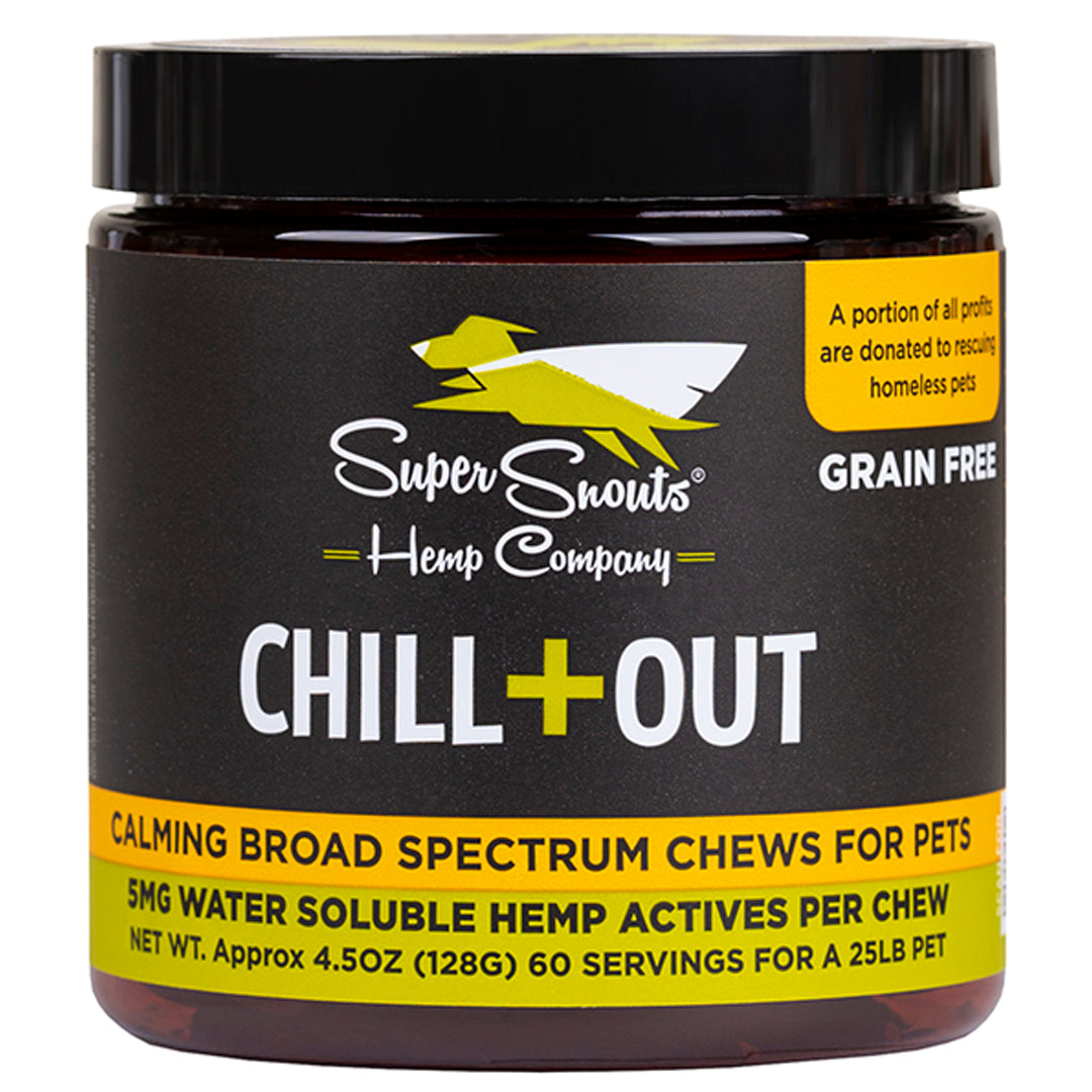 Super Snouts CHILL+OUT Calming BS Soft Chews Pet Supplement, 30-count
