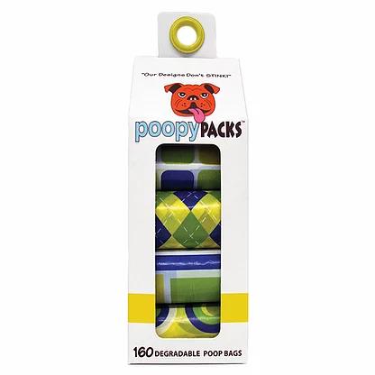 Metropaws Poopy Packs Dog Waste Bags, Yellow, 8-pk