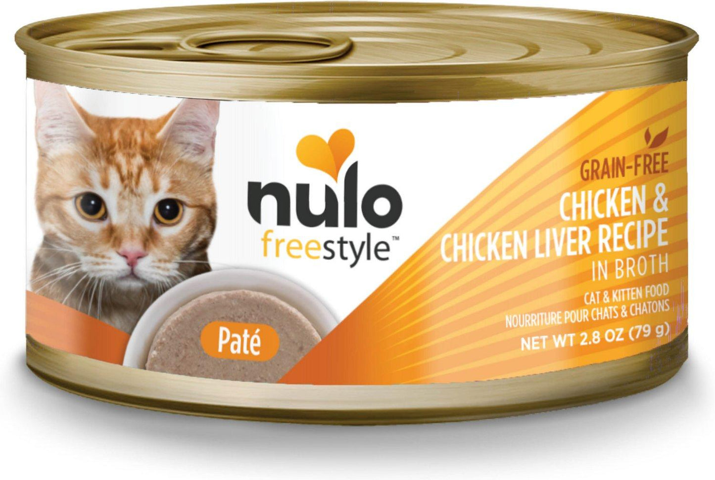 Nulo FreeStyle Chicken & Chicken Liver Pate Wet Cat Food, 2.8-oz (Size: 2.8-oz)