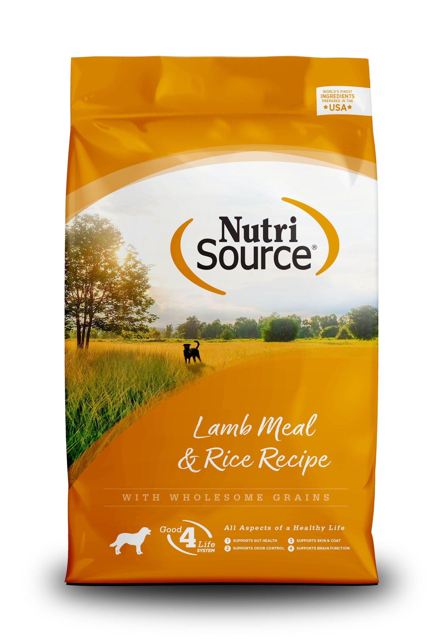 NutriSource Lamb Meal & Rice Recipe with Wholesome Grains Dry Dog Food, 5-lb (Size: 5-lb)