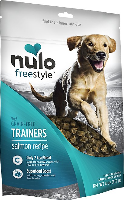 Nulo Dog Freestyle Grain-Free Salmon Recipe Dog Training Treats, 4-oz