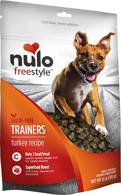 Nulo Dog Freestyle Grain-Free Turkey Recipe Dog Training Treats, 4-oz