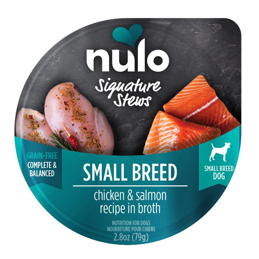 Nulo Signature Stews Small Breed Chicken & Salmon in Broth Wet Dog Food Cup, 2.8-oz (Size: 2.8-oz)