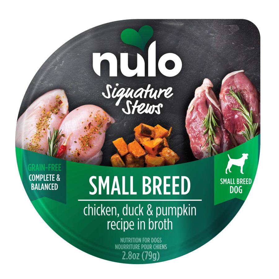 Nulo Signature Stews Small Breed Chicken, Duck & Pumpkin in Broth Wet Dog Food Cup, 2.8-oz (Size: 2.8-oz)