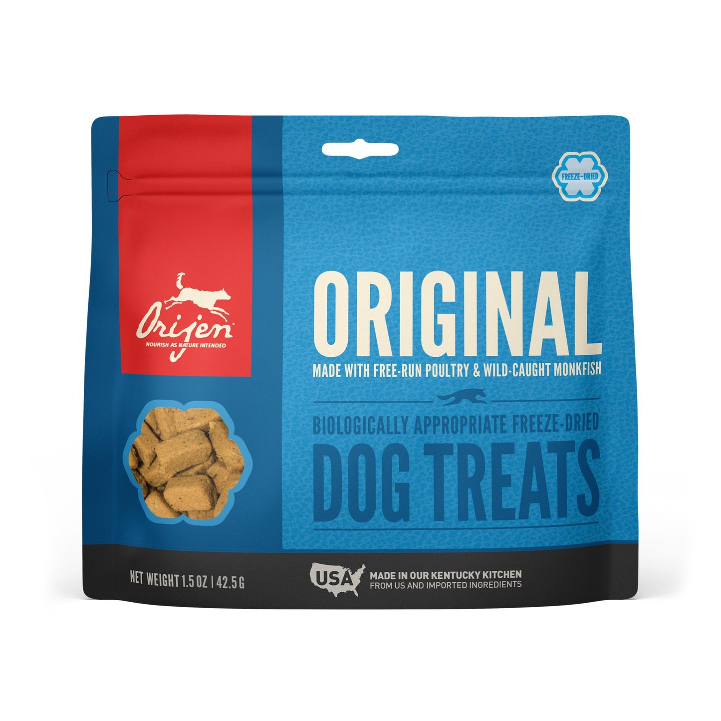 ORIJEN Original Grain-Free Freeze-Dried Dog Treats, 1.5-oz