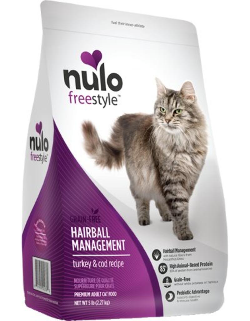 Nulo Cat Freestyle Hairball Management Turkey & Cod Recipe Grain-Free Dry Cat Food, 5-lb (Size: 5-lb)