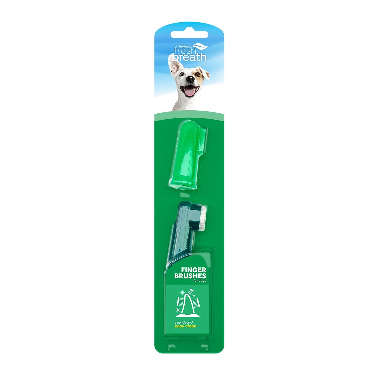Tropiclean Fresh Breath Finger Brushes for Dogs, 2-pk