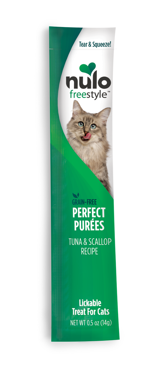 Nulo Cat FreeStyle Perfect Puree Tuna & Scallop Lickable Cat Treat, 0.5-oz