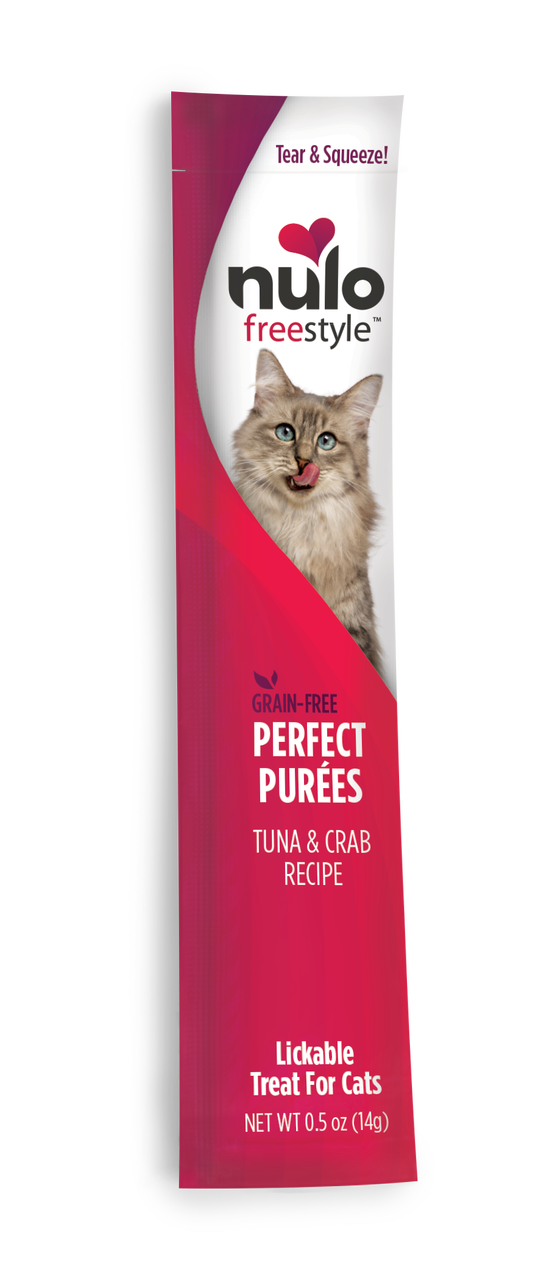 Nulo Cat FreeStyle Perfect Puree Tuna & Crab Lickable Cat Treat, 0.5-oz (Size: 0.5-oz)