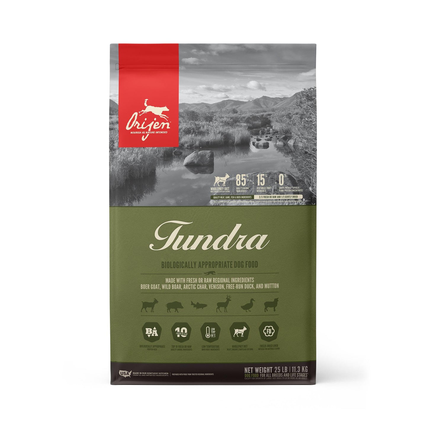ORIJEN Tundra Grain-Free Dry Dog Food, 23.5-lb (Size: 23.5-lb)