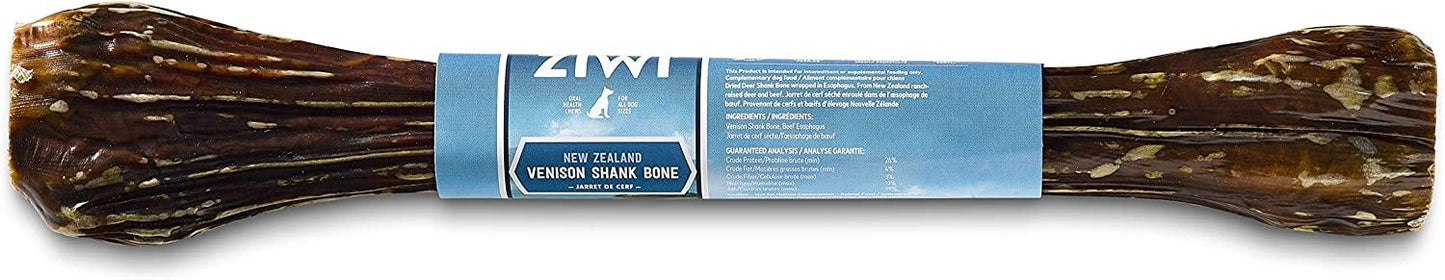 ZIWI Venison Shank Bone Dog Treats, Full Bone