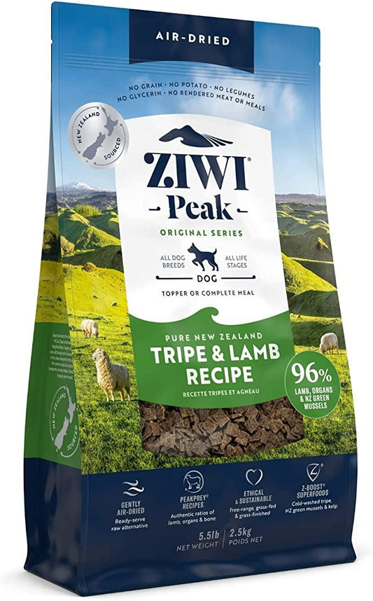 ZIWI Peak Tripe & Lamb Recipe Air-Dried Dog Food, 5.5-lb