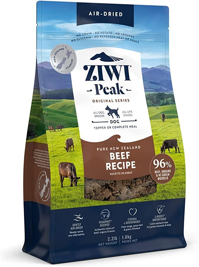 ZIWI Peak Beef Recipe Air-Dried Dog Food, 2.2-lb