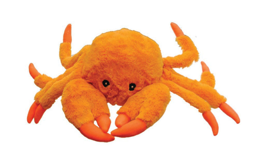 Jolly Pet Tug-a-Mals Crab Dog Toy Orange, 1ea/LG, 5 in