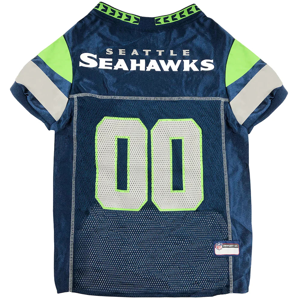 Seattle Seahawks Dog Jersey (Size: L)