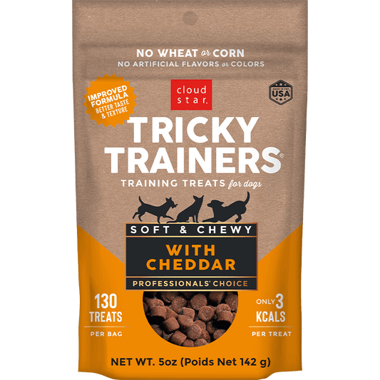 CLOUD STAR DOG TRICKY TRAINER CHEESE 5OZ