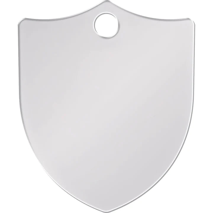 Quick-Tag | Chrome Shield Small Tag